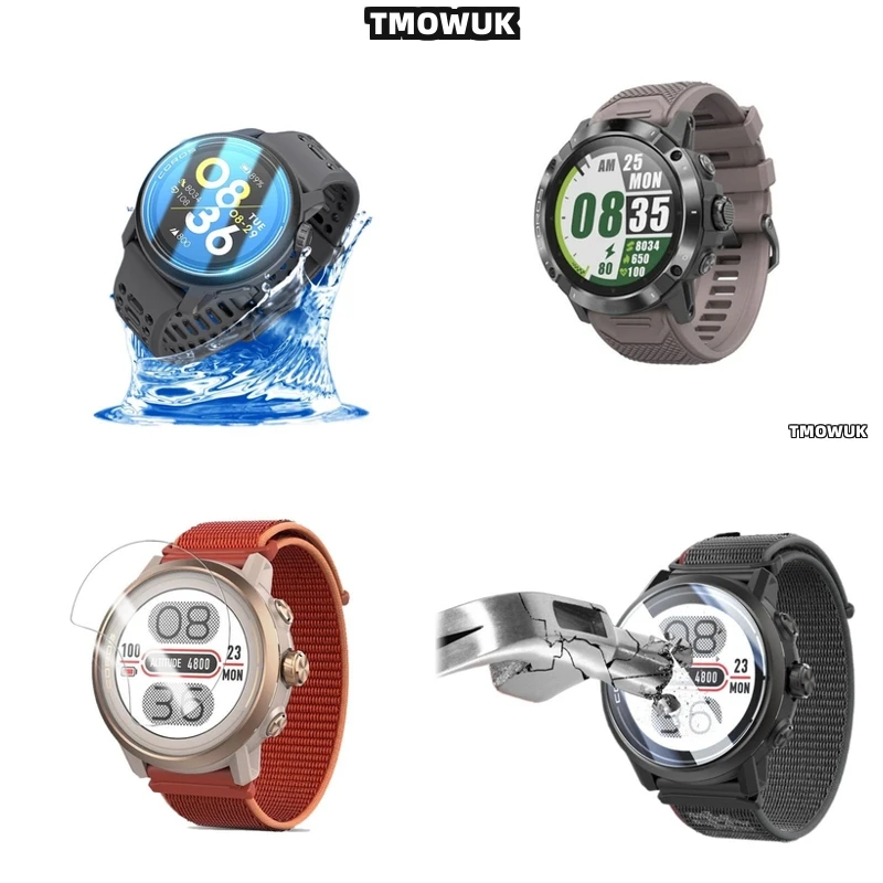 

For Coros PACE 2 3 42 46 MM APEX 2 Pro VERTIX 2 2S - Anti-Scratch 9H Hard Tempered Glass For Smart Watch's Crystal-Clear Screen