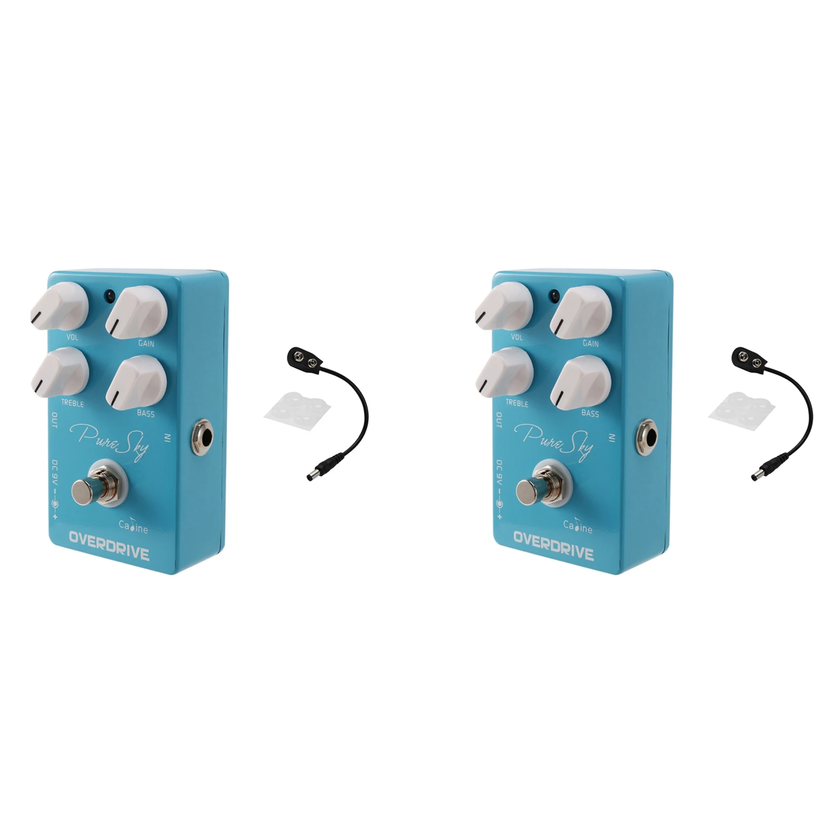 2X Pure OD Guitar Effect Pedal Highly Pure and Clean Overdrive Guitar Pedal Accessories CP-12