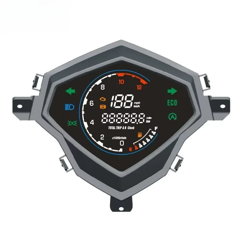 Motorcycle High Definition LCD Meter 125 Odometer Code Meter Fuel Gauge