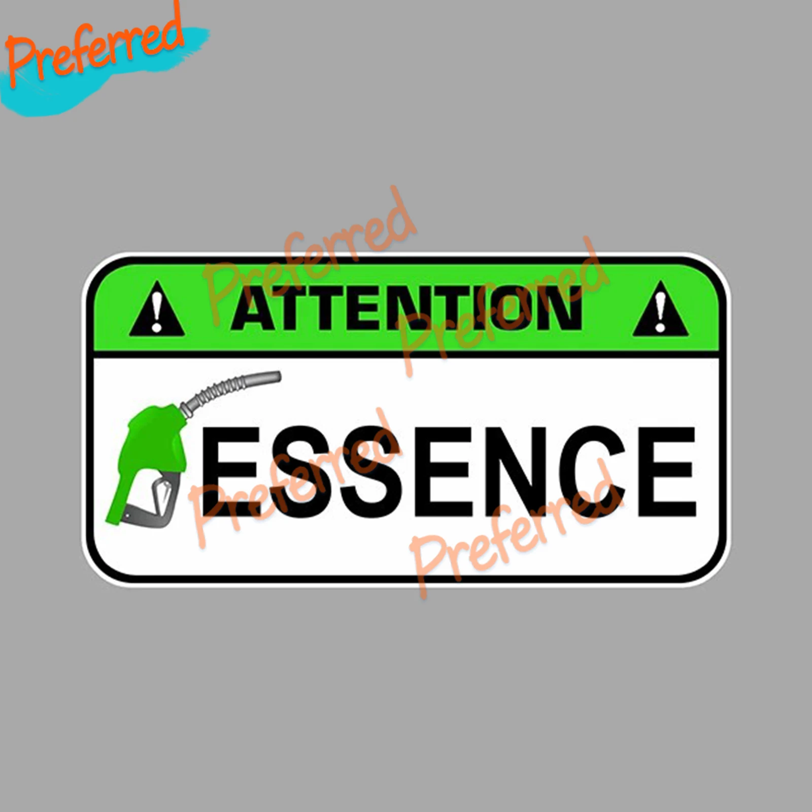 2 X ATTENTION PETROL SUPER 95 98 FUEL 7cm STICKER STICKER Customizable in Any Sticker Size -No Background