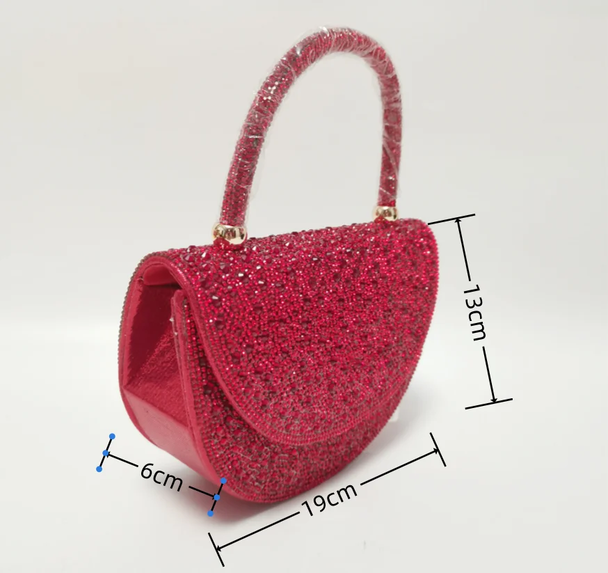 Gold Stylish Women's Rhinestone Clutch Bag, Women's Hand B and Crossbody Bag Party HandBag Light Lady Bag F918-1 image 6