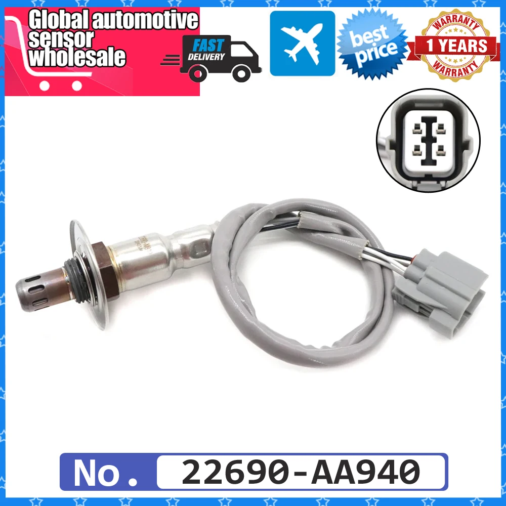 NEW Rear 22690-AA940 Air Fuel Ratio Lambda O2 Oxygen Sensor for Subaru Impreza 1.5 2.0 Legacy V 2.0 09-15 250-241098 Downstream