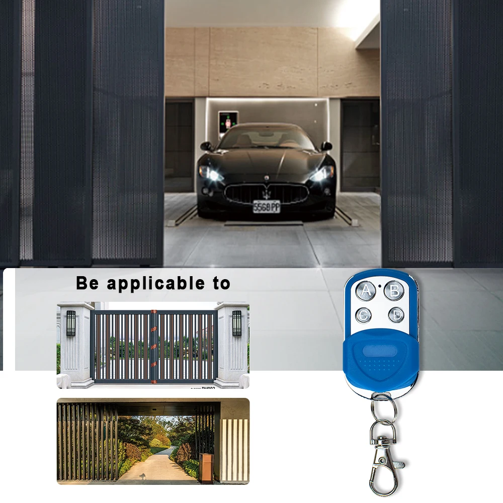 Garage Remote Control 433MHz 280-868MHz Multi-Frequency Duplicator 433.92MHz Rolling Code Gate Keyfob Hand Transmitter Command