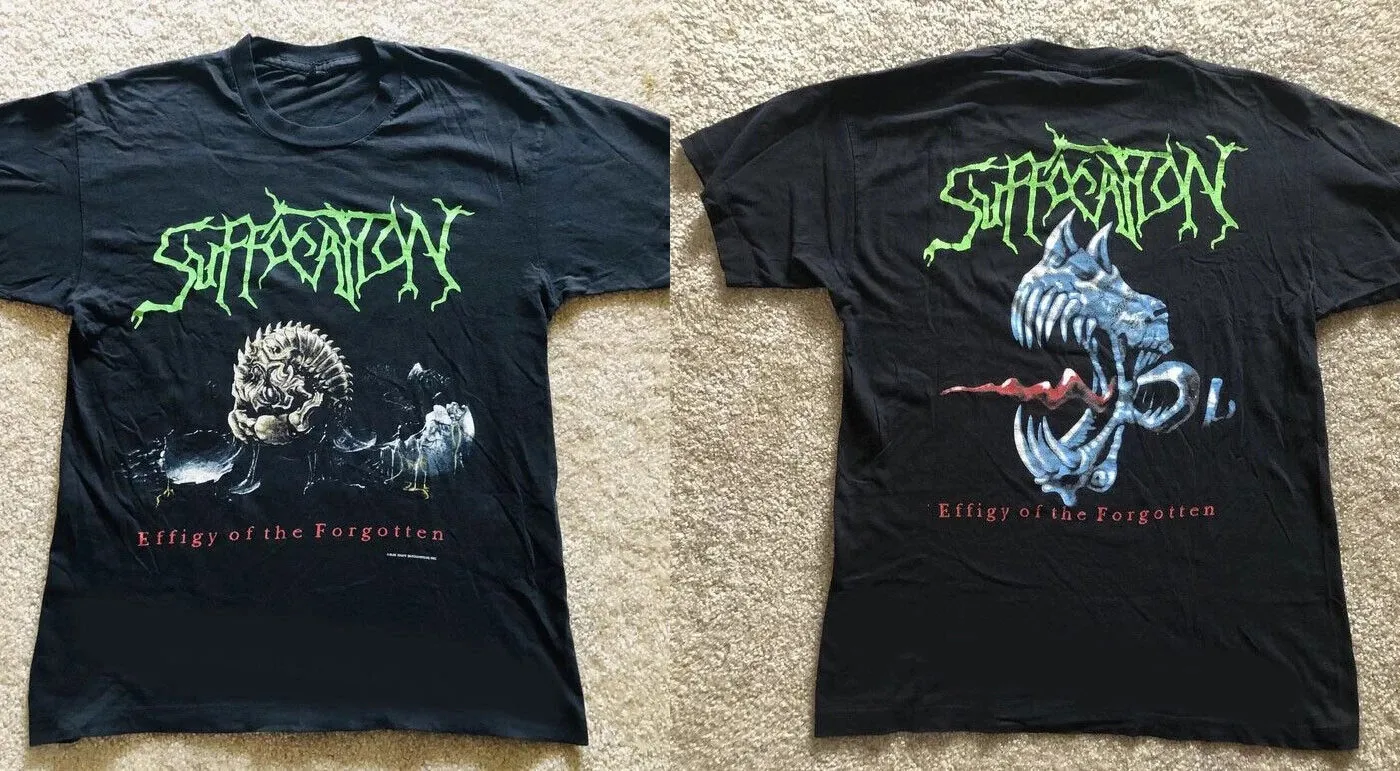 Suffocation Band Effigy Of The Forgotten 2 sided T Shirt Full Size S-5XL
