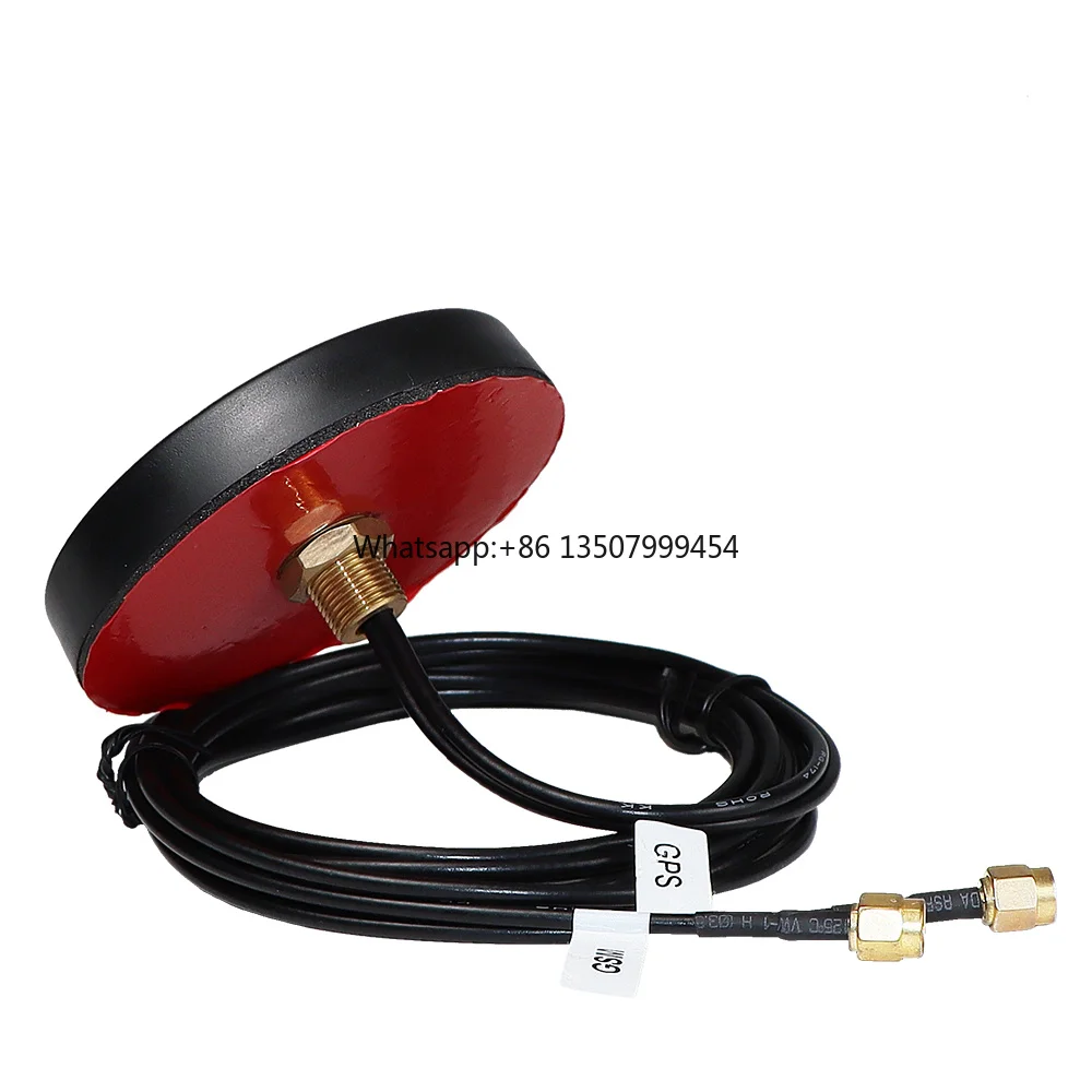Custom Outdoor Waterproof Omni Directional GPS+GSM  Combined Antenna 2-in-1 Screw Mount GSM 3G LTE 4G GPS Combo Antenna