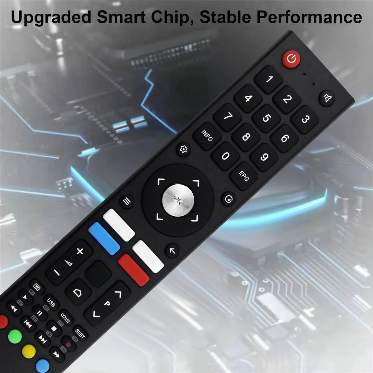 Replace Remote for CHIQ Smart 4K UHD TV L32H7N L32H7S U43H7AN U43H7L U43H7LX U50H7AN U50H7N U55H7A