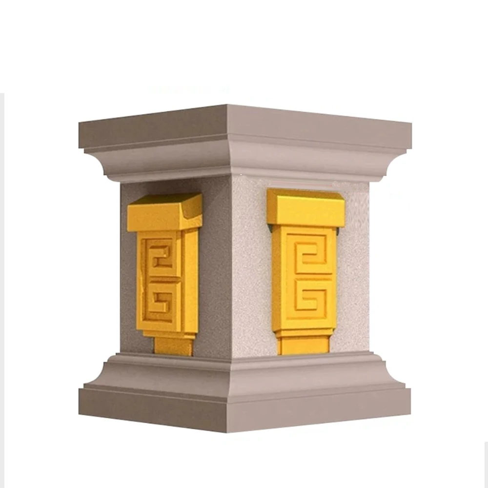 35cm Square pier mold Roman column square column model balcony column pier cement pier railing large pier villa template