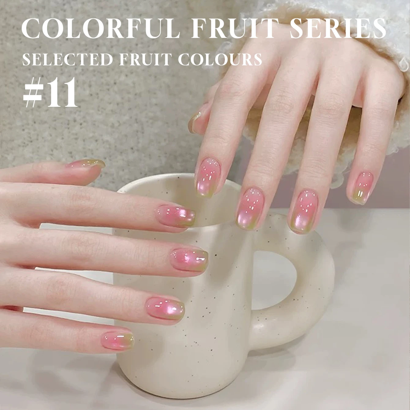 MIANEL 12ML Produto de Verão Colorido Frutas Olho de Gato Gel Unha Polonês 2025 Novo Esmalte Gel Clareador Unhas de Verão Unhas Azuis