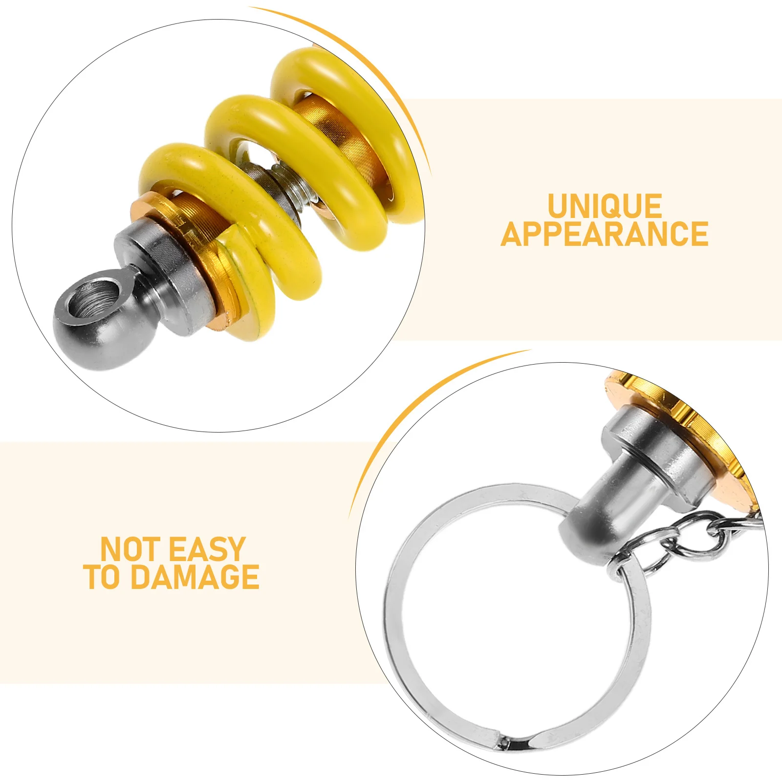 سلسلة مفاتيح ممتصة للصدمات: واقي مفتاح الدراجة النارية من سبائك الألومنيوم مع تصميم تخميد الاهتزاز للدراجات الجبلية Atv Dirt Bike #4