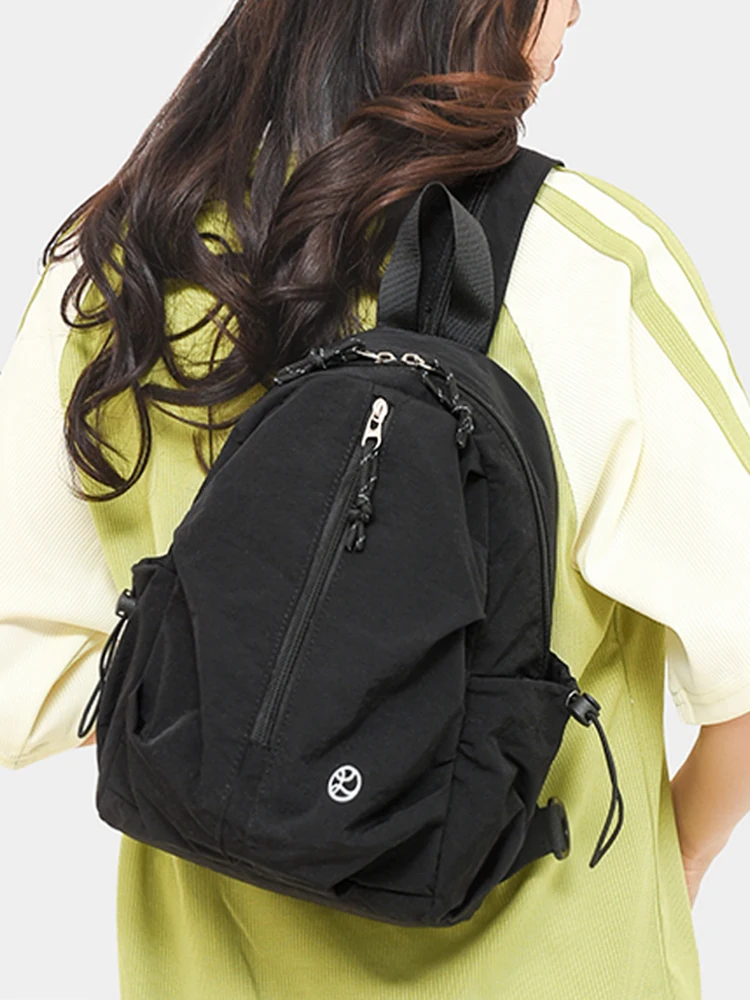 حقيبة سفر كاجوال خفيفة الوزن ومتعددة الاستخدام من Bapa ex حقيبة صغيرة مزدوجة الكتف مناسبة بسيطة للمشي لمسافات طويلة والأنشطة الترفيهية