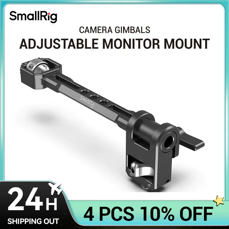 SmallRig Adjustable Monitor Mount for DJI RS / RSC/RS 2 /For ZHIYUN CRANE 3/CRANE 3S/ WEEBILL-S For MOZA AirCross 2 Gimbals 2889