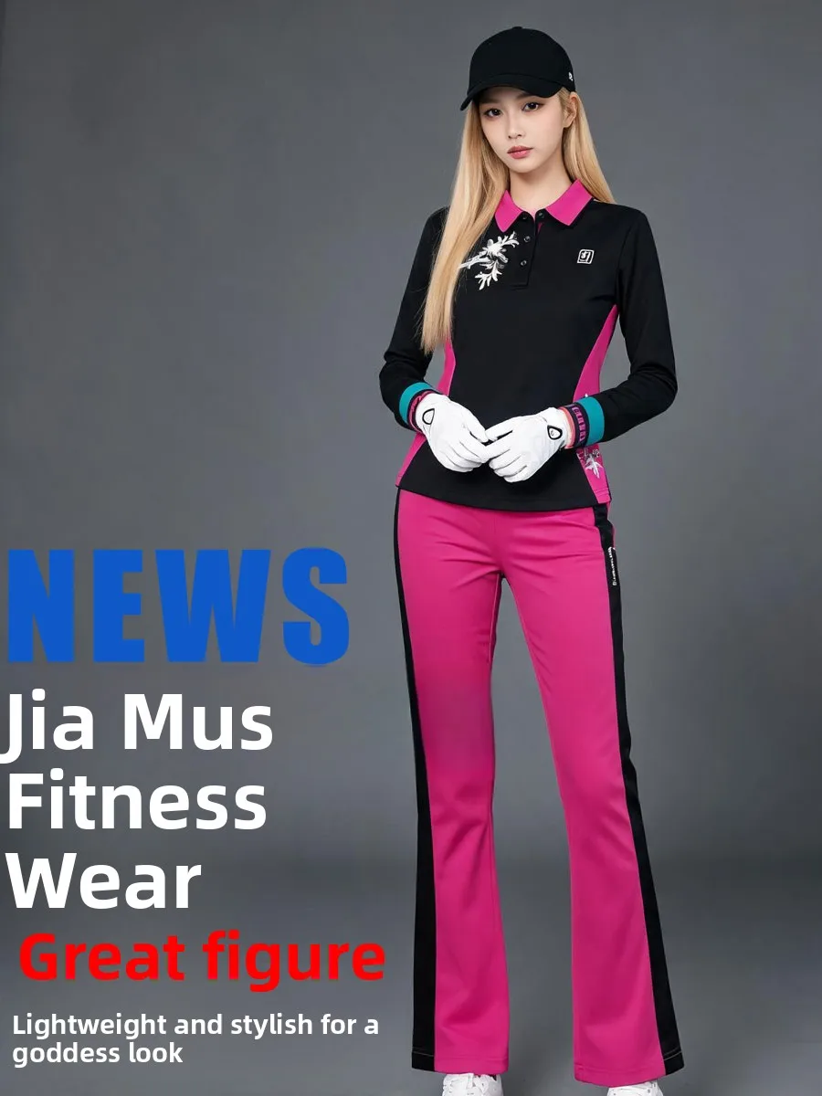nouvel-ensemble-de-sport-d'hiver-pour-femmes-li-dan-recommande-par-les-professeurs-rose-et-noir-a-manches-longues-et-epaules-denudees-taille-haute-pour-activites-de-plein-air-et-fitness