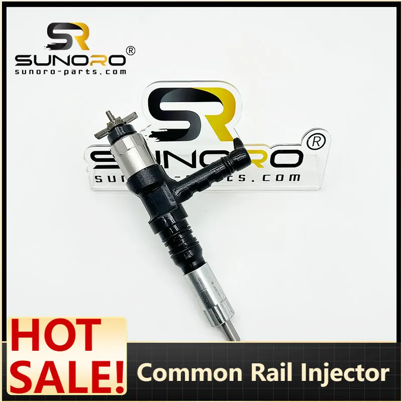 High Quality SUNORO Excavator Diesel Engine Common Rail Injector 095000-6640 6245-11-3100 PC400-8 A470 6D125 Brand New 6-Month