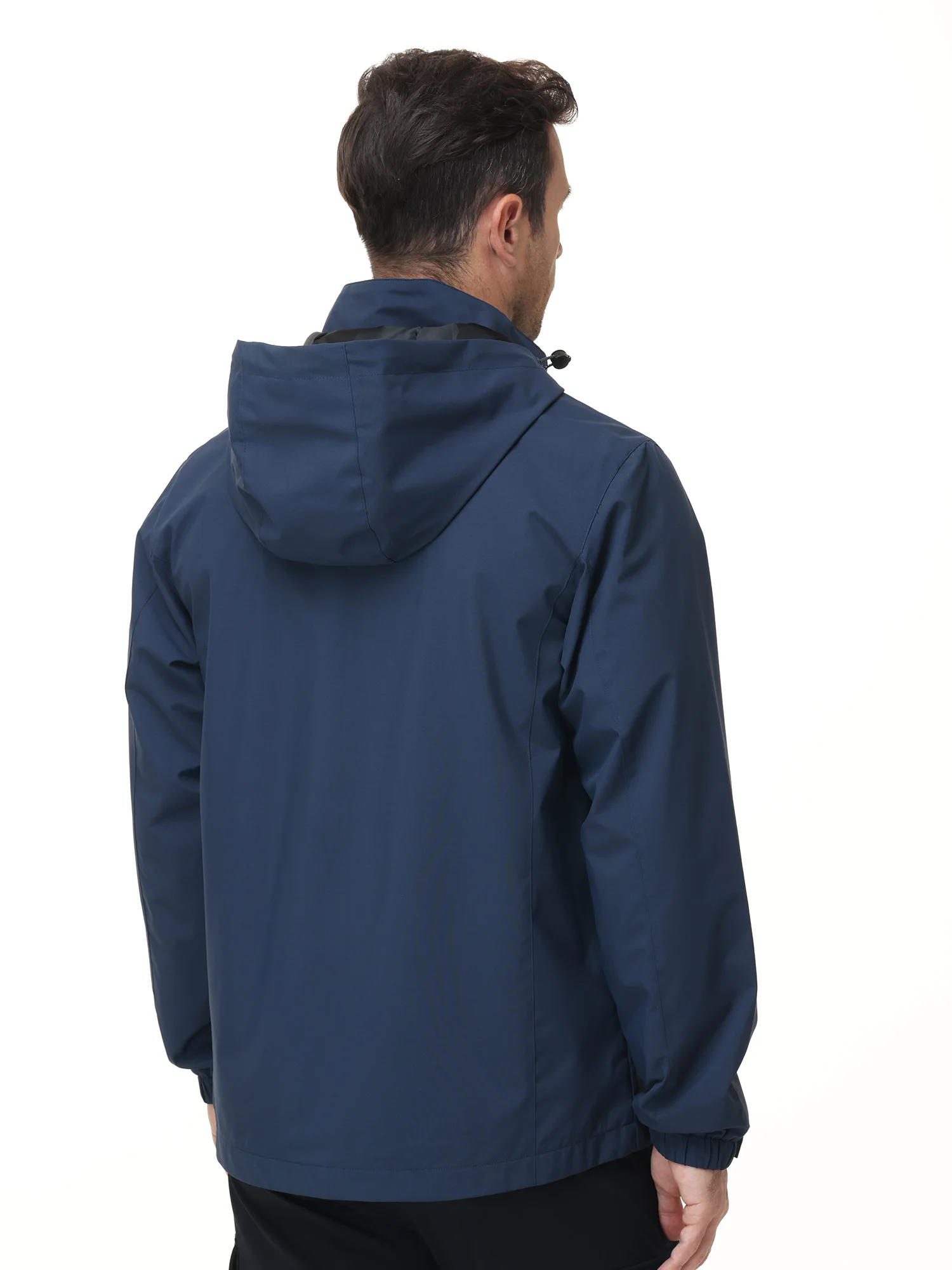 Sommer Herren Outdoor-Jacke Wasserdichte Regenjacke, Dünne Regenjacke mit Mehreren Taschen für Camping Wandern Radfahren Angeln – Detail 14