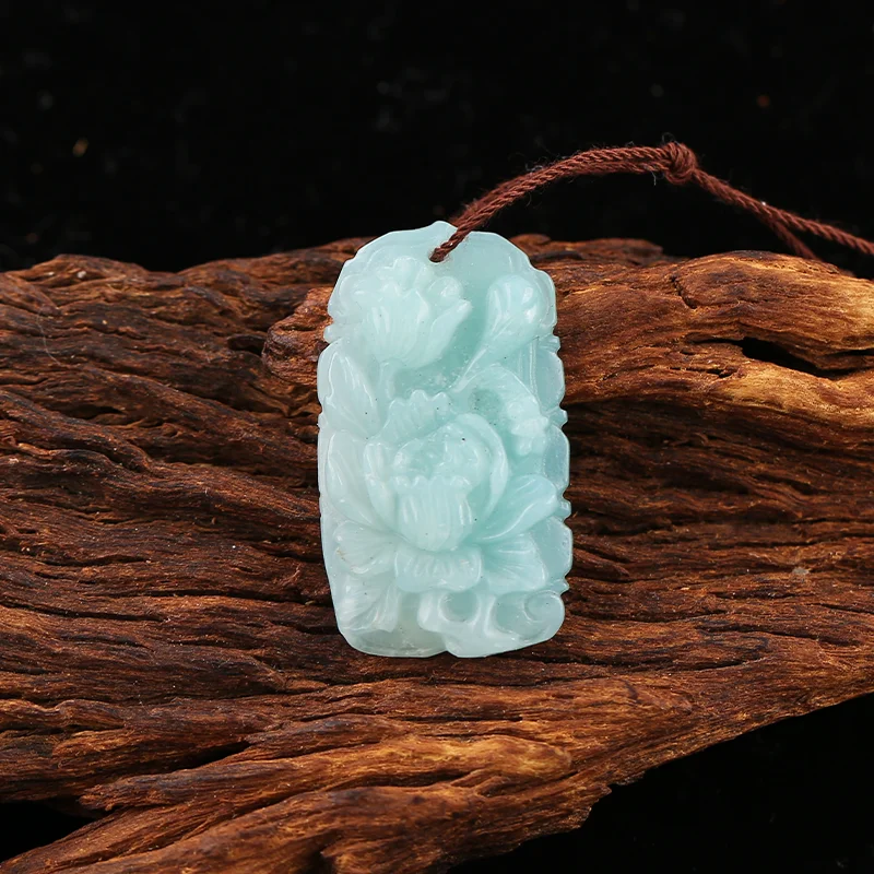 B&F Handmade Green Aventurine Stone Pendants, Genuine Natural stones beads, Unique Stones for jewelry & DIY Earring Beads