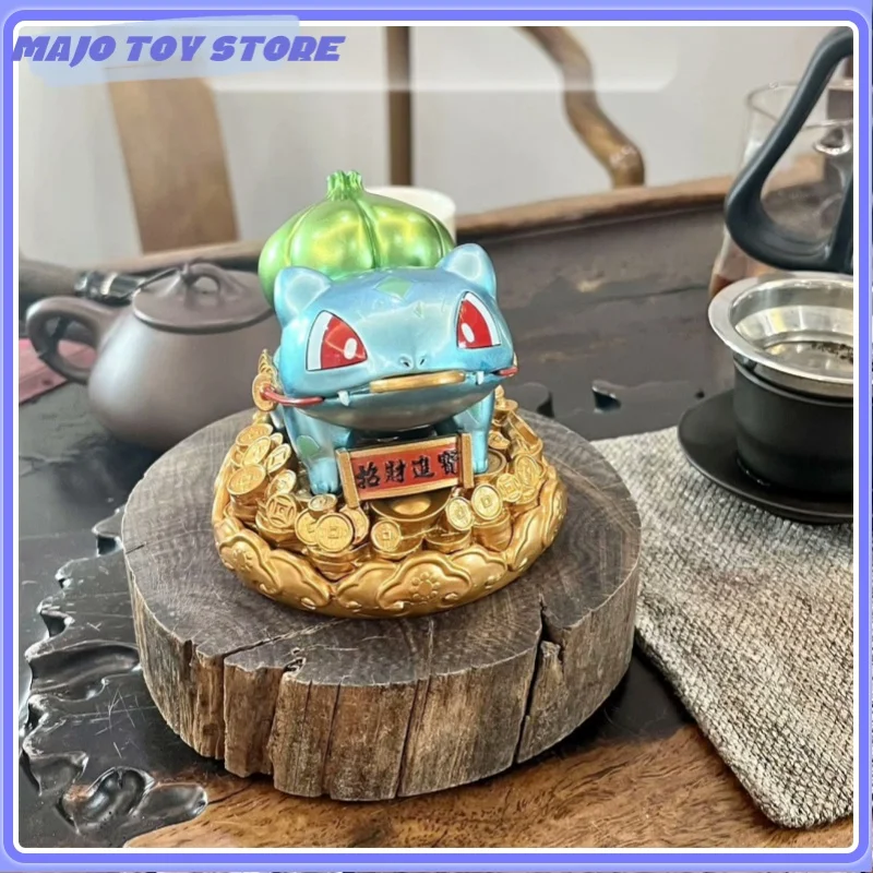 포켓몬 애니메이션 피규어 Pvc Gk Bulbasaur 황금 두꺼비 거실 베란다 모델 데스크탑 장식품 장난감, 창의적인 컬렉션 장난감 선물