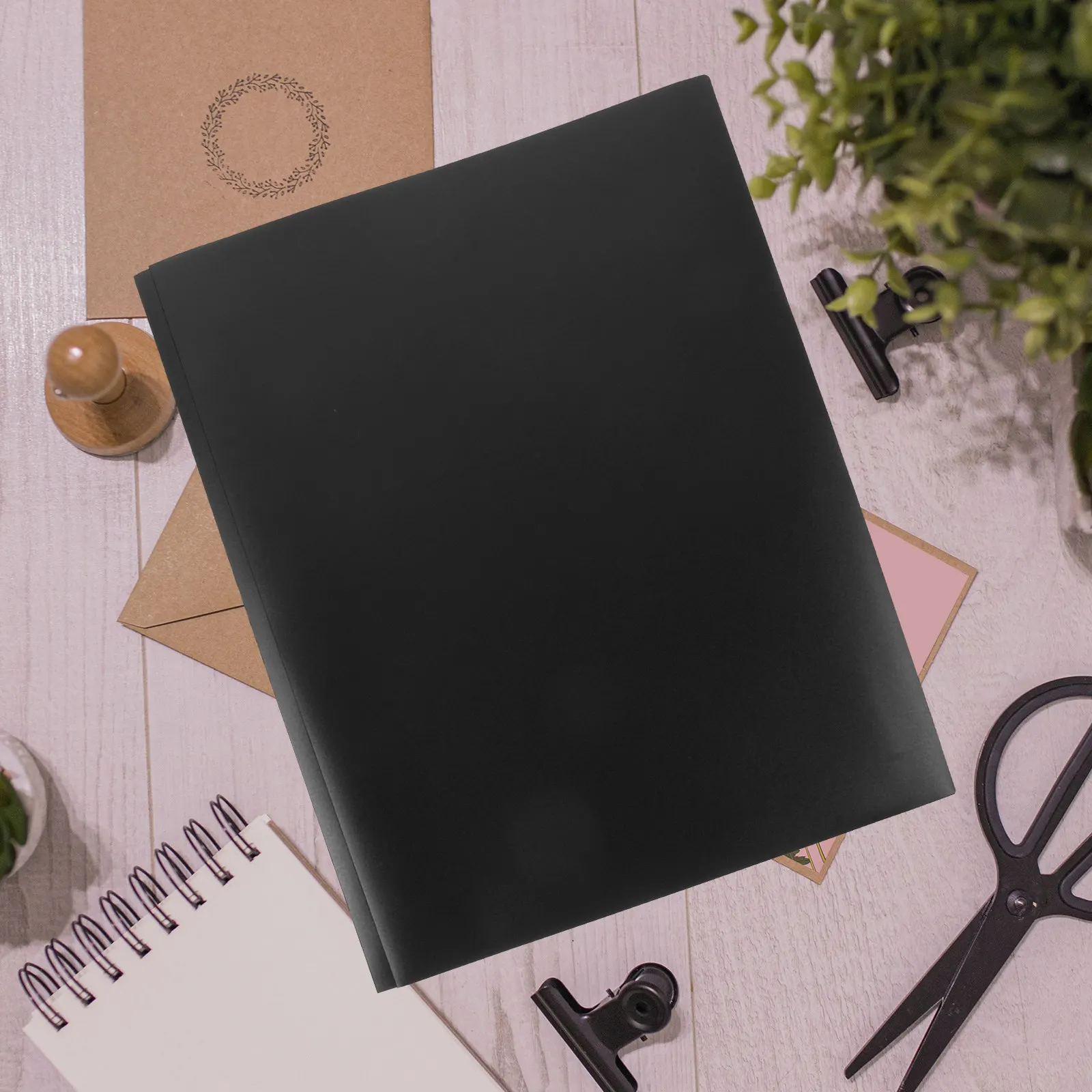 

4Pcs Plastic Document Folder Office File Folder Double Slot Design Paper Organizer Test Papers Storage Files Organizer