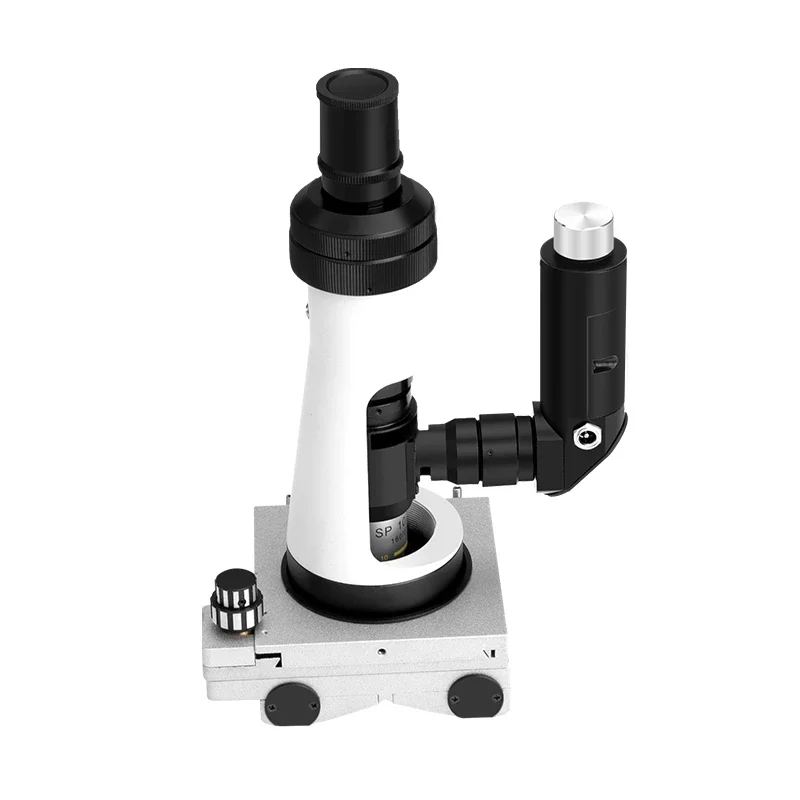 

Microscope portable field magnetic three objective high definition optical