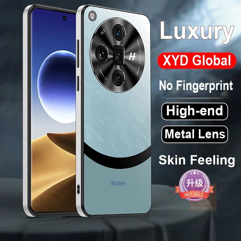 

Чехол для Oppo Find X7 Ultra, высококачественный брендовый матовый чехол для телефона с ощущением кожи для Oppo Find X7 Ultra, модный бампер, чехол Funda