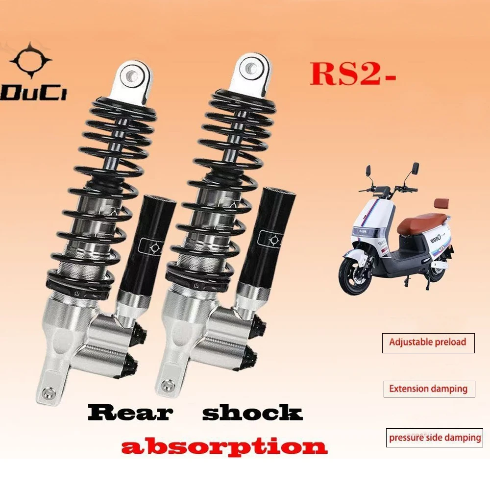 

DUCI 290/320/335MM Preload Damping 3-Adjustable Rear Shock Absorber For Honda Yamaha RSZ Niu Ninebot Scooter Universal Modify