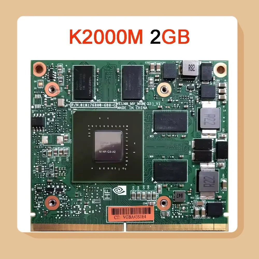 K2000M K 2000M N14P-Q3-A2 CN-0D30WG MXM 3.0 Graphics Card GPU for Dell M4700 M4800 HP 8560W