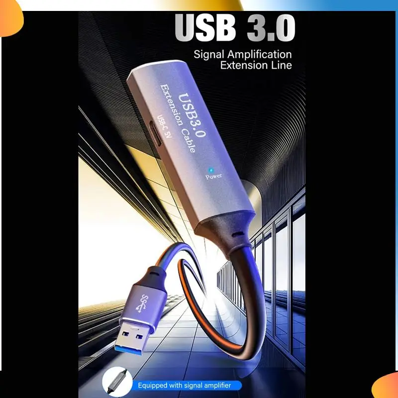 

B48A USB 3.0 Extension Cable Cord Extender With Booster USB 3.0 Type A Male To A Female For PC Laptop Computer