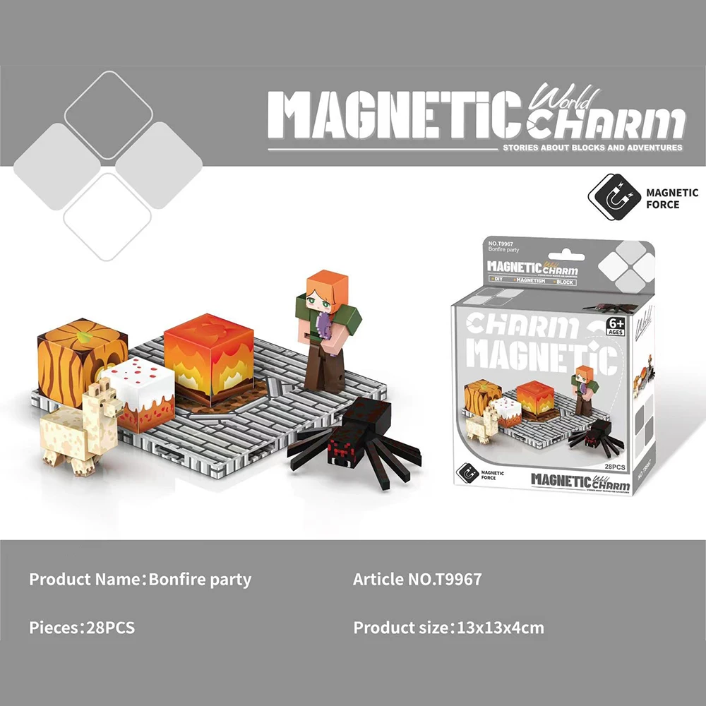 Jouets de construction pour enfants, ensembles de blocs magnétiques, modèle mondial magnétique pour garçons et filles, Cubes sensoriels STEM Montessori, cadeaux pour tout-petits