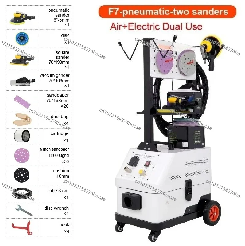 Car Vehicle Grinding Vacuum Cleaner Dust Extraction Dry Sanding Machine Sander