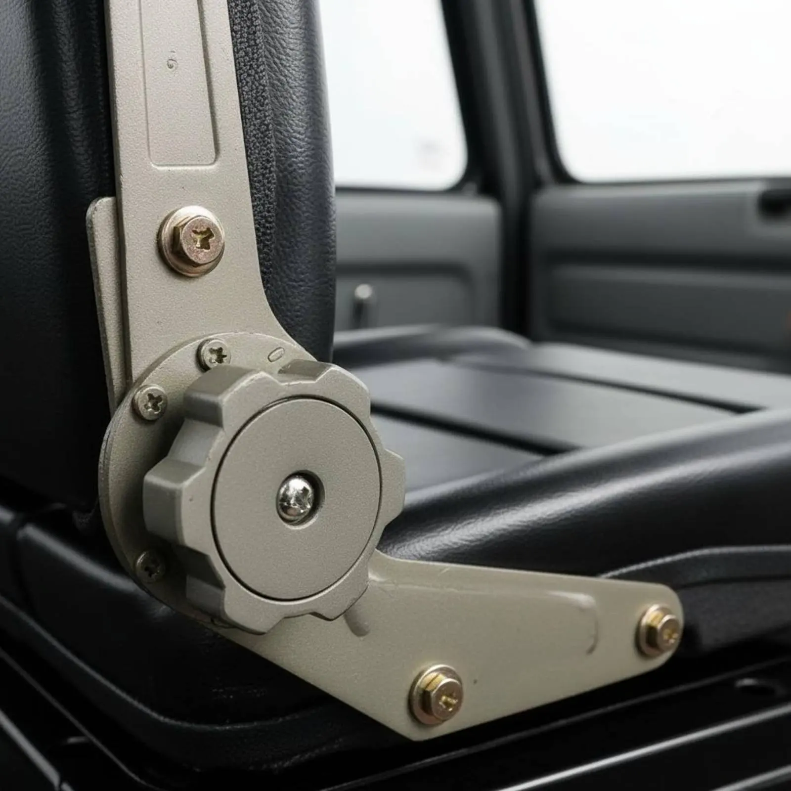 

Loader Seat Easy to Install Forklift Seat Long-Lasting Black for Warehouse