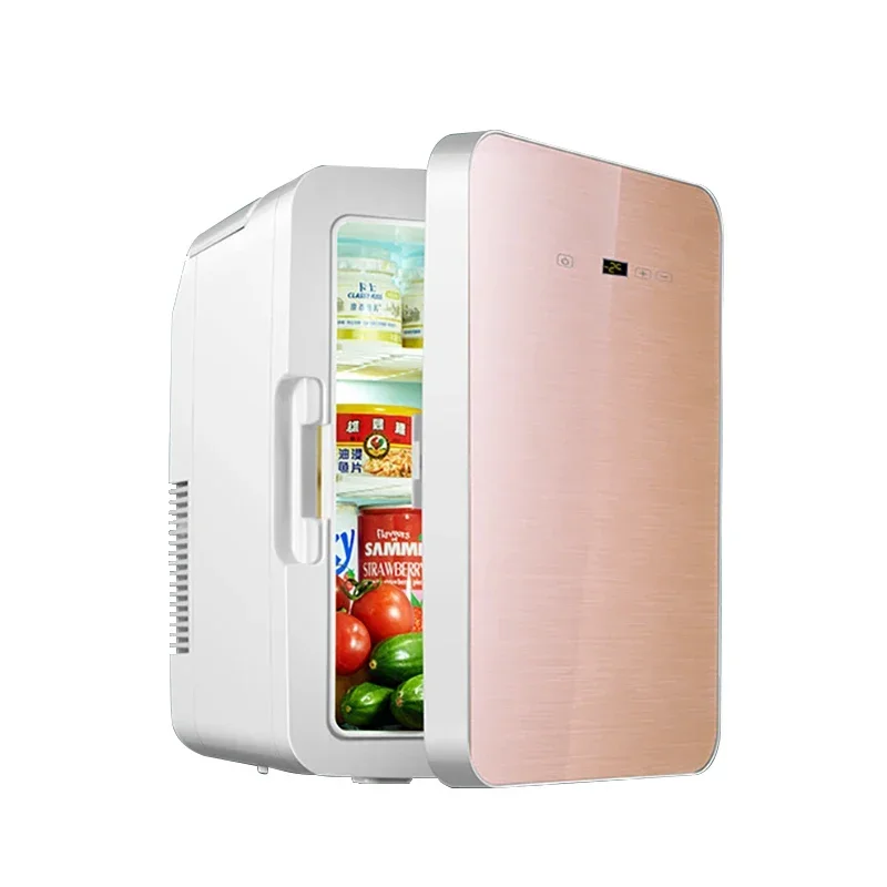 12L Portable Mini Refrigerator Student Dormitory Heating And Cooling Cosmetics Car Home Dual-Use Refrigeration And Preservation