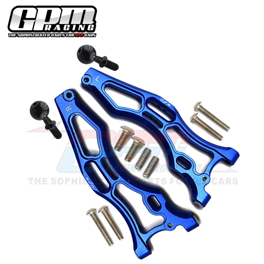 Braços de suspensão inferiores dianteiros de metal GPM ARA 330656   AR AR 330219   para ARRMA 1/7 Fireteam Big Rock 1/8 Kraton Notorious Outcast EXB 6S