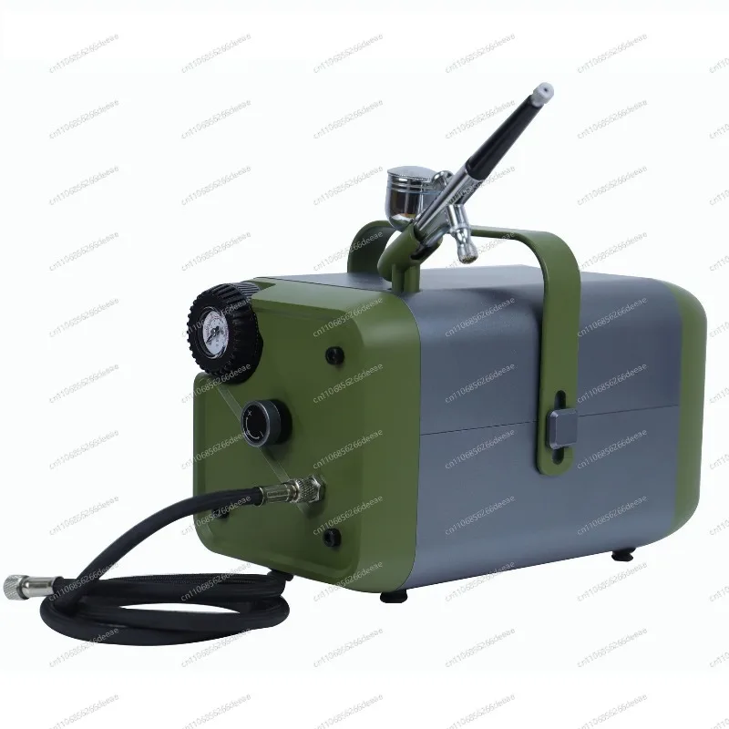 YBJ-Upgraded Oil-Free Silent Airbrush Air Pump Set for Art & Model Coloring