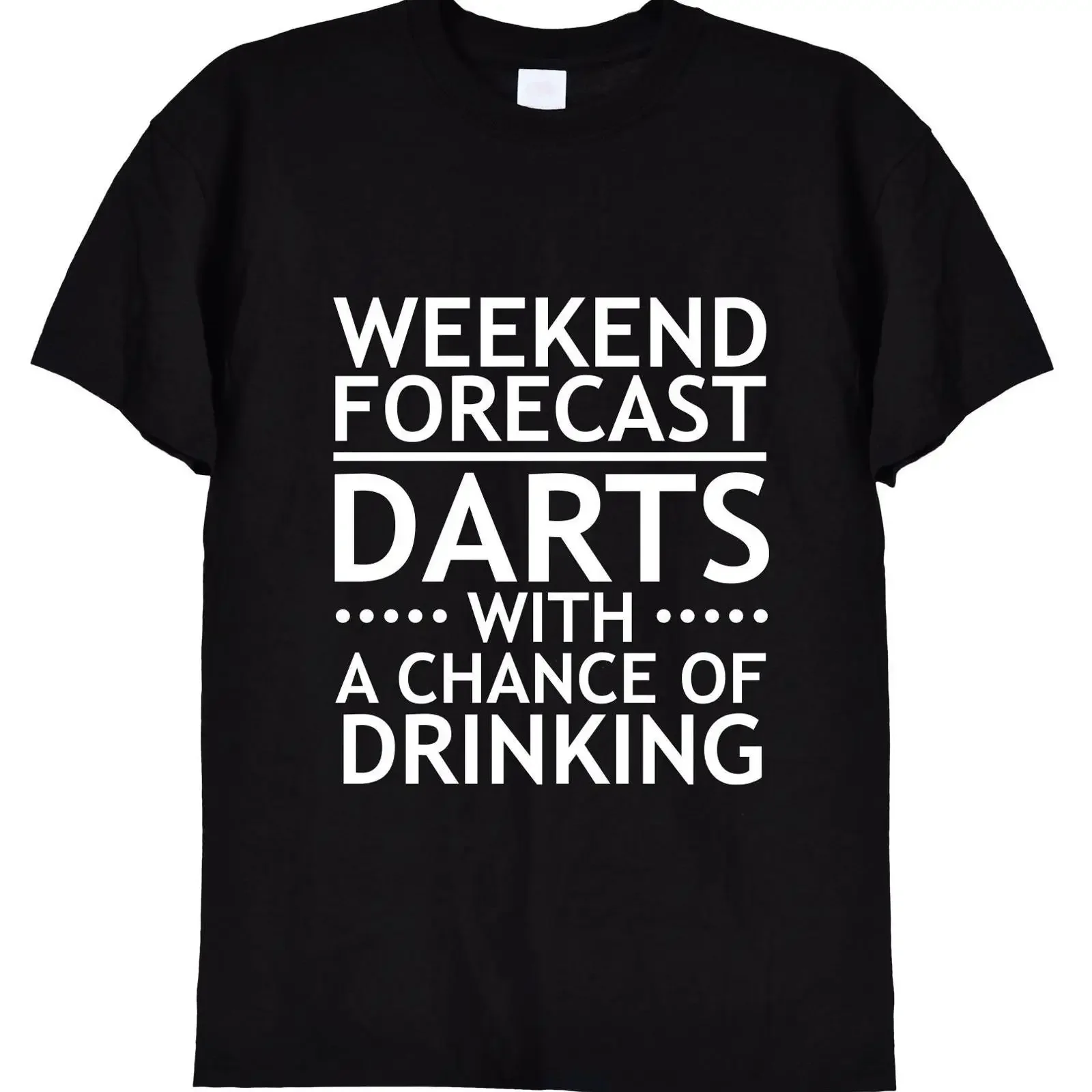 Weekend Forecast Darts With A Chance Of Drinking Funny Sports T Shirt Pub Dart Casual for Men Dad Son vintage Washed Slightly