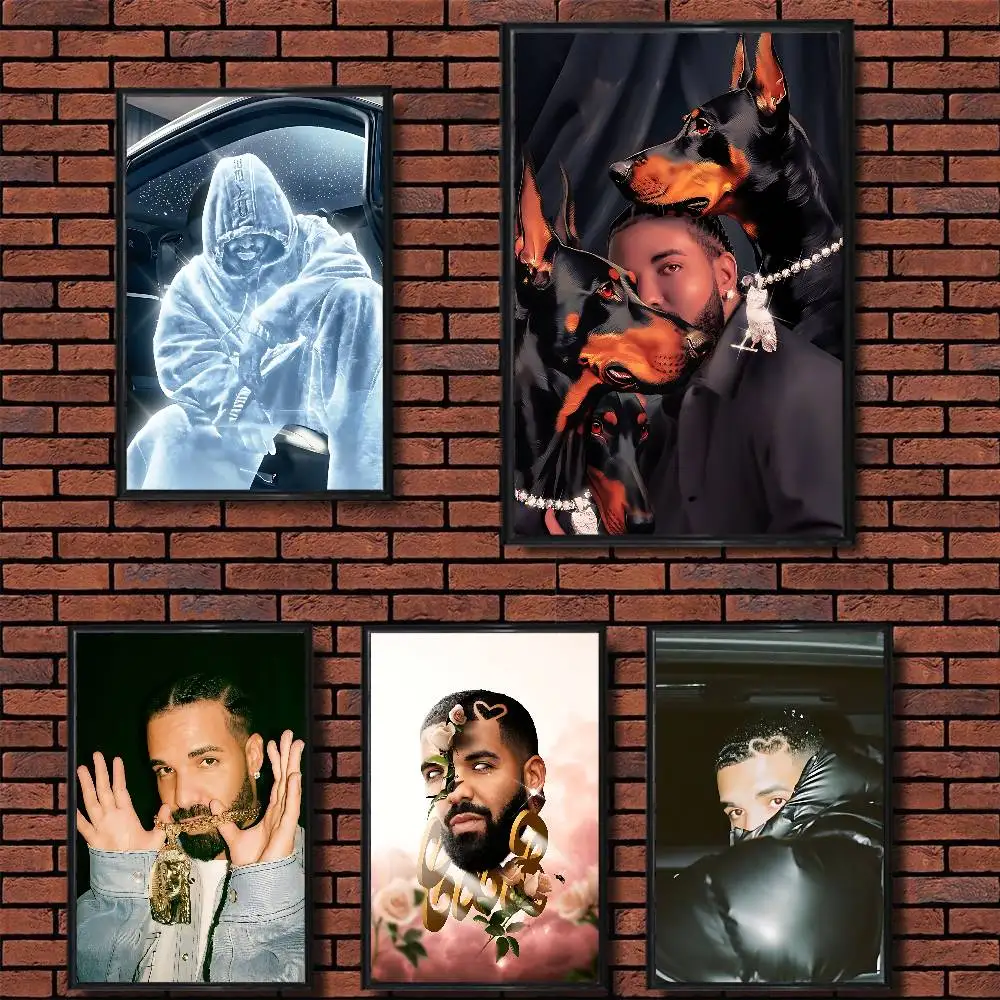 

For All The Dogs ICEMAN Drake Poster Prints Wall Art Picture Painting Gift Living Room Restaurant Bar Large Dec Sticker