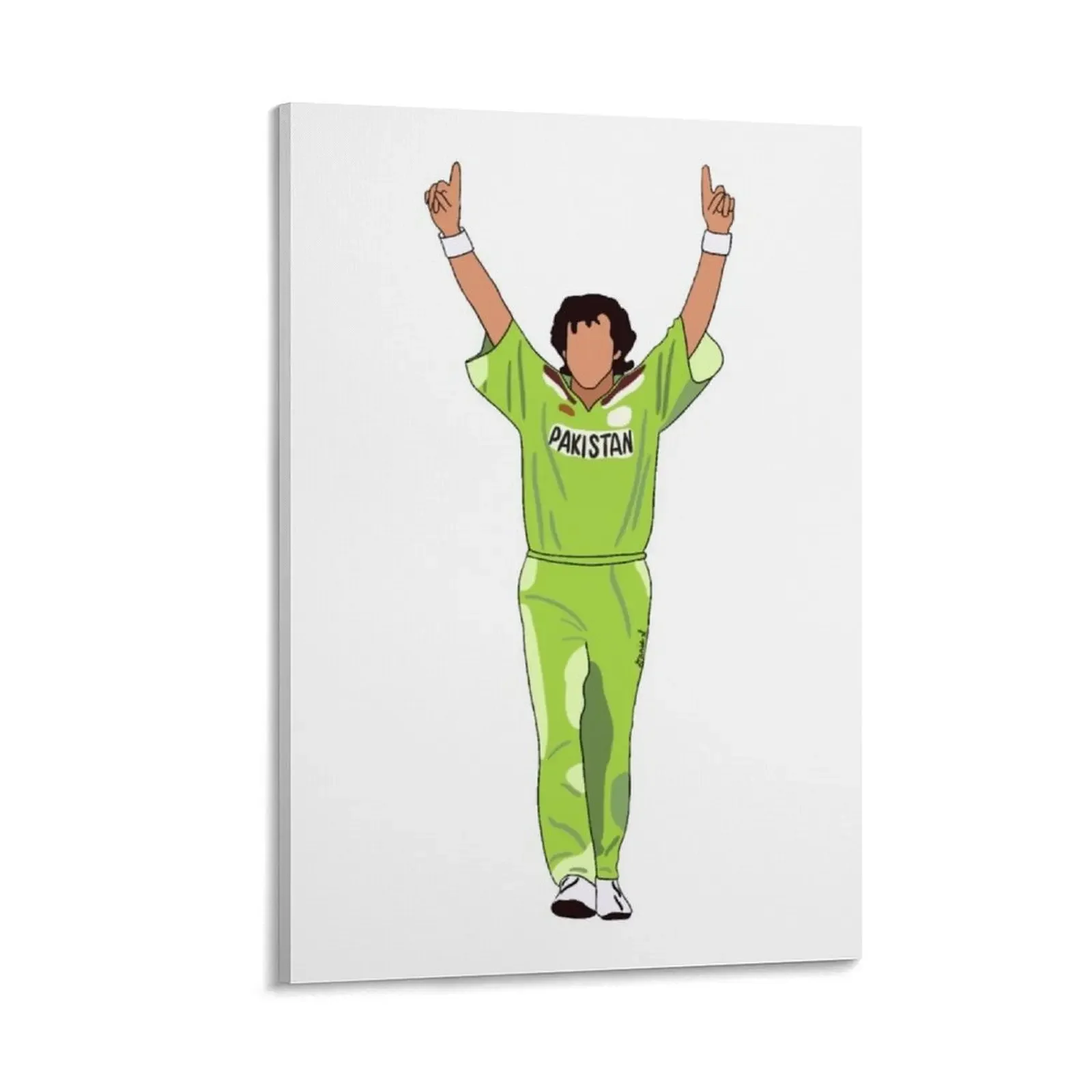 

Imran Khan 1992 World Cup Canvas Painting wall decoration painting canvas wall art
