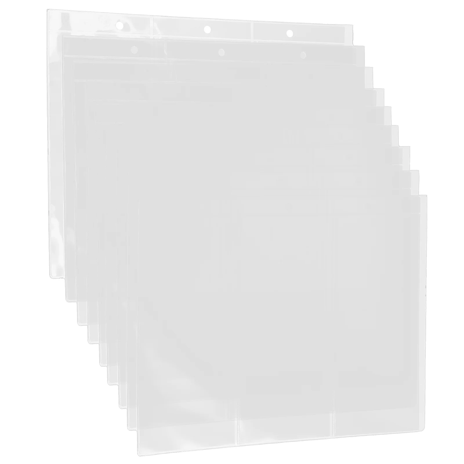 

PVC Banknote Collection Album Pages Clear Currency Sleeves World Bills Storage Display Rounded Edges Soft