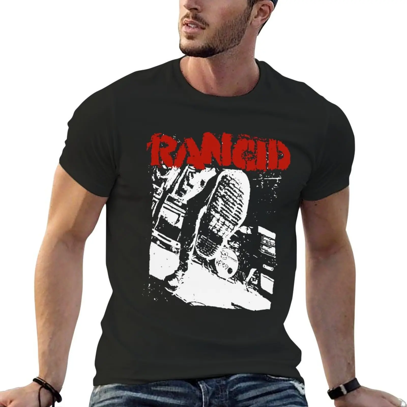 

rancid T-Shirt funnys korean fashion Blouse t shirts for men cotton