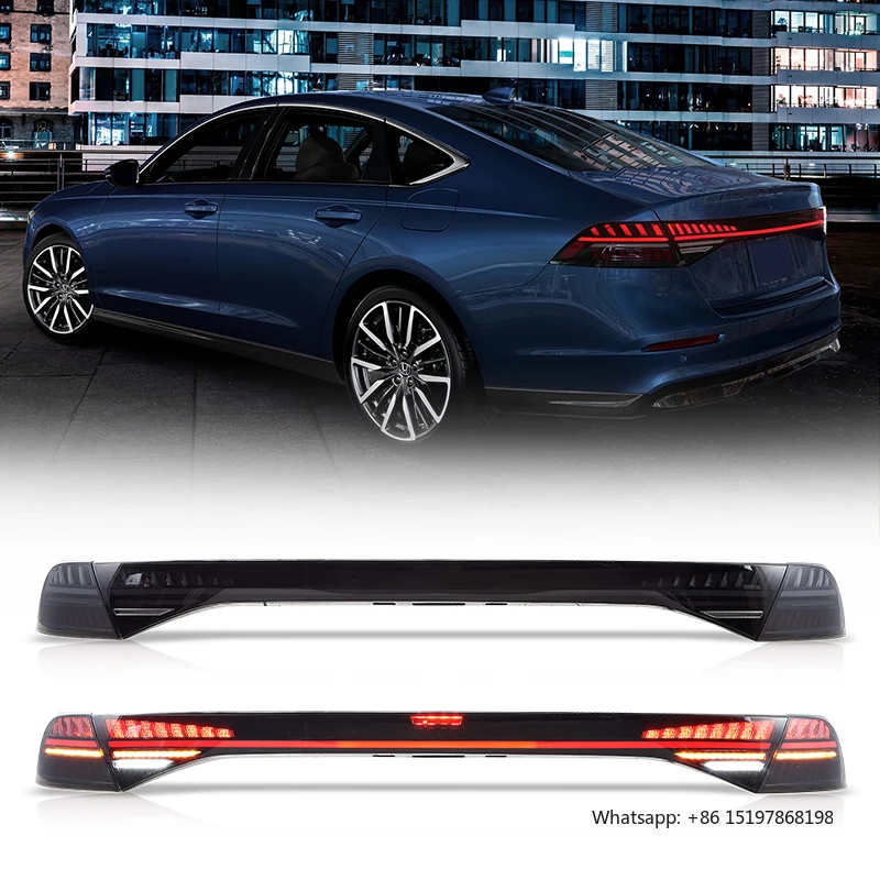 

VLAND Factory Wholesales 11th Taillights With Sequential 2023-UP LED Tail Rear Lamps Lights for Accord