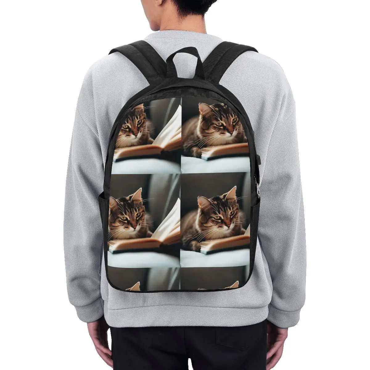 

Cat Lover Backpack Travel Notebook Bag Computer College Student School Bag Laptop Shoulder Bags for Men Women