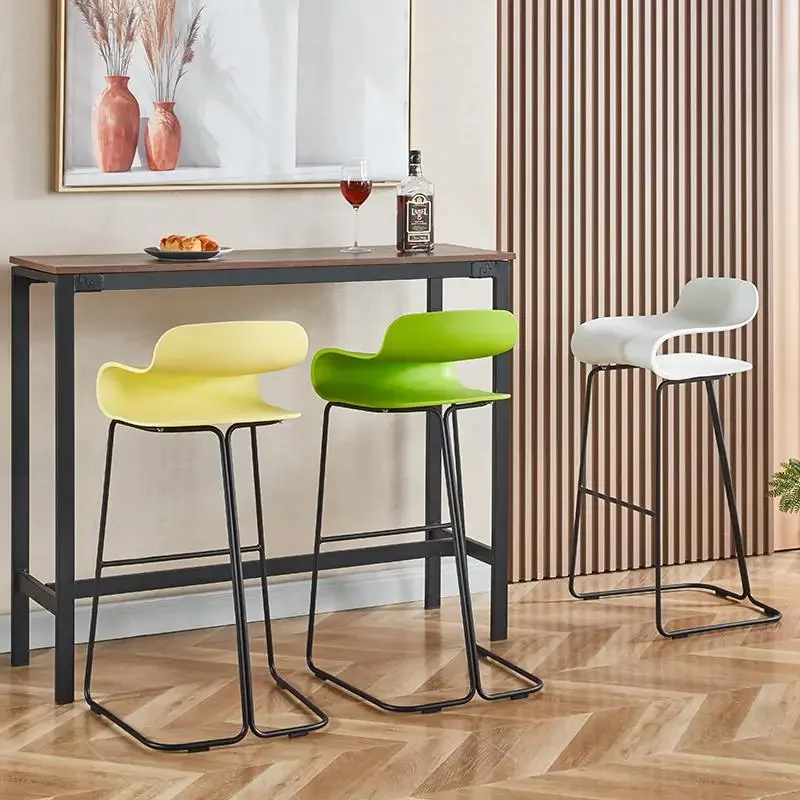 

Industrial Nordic Bar Chairs Living Room Modern Reception Island Bar Chairs Unique Light Luxury Restaurante Muebles Furniture