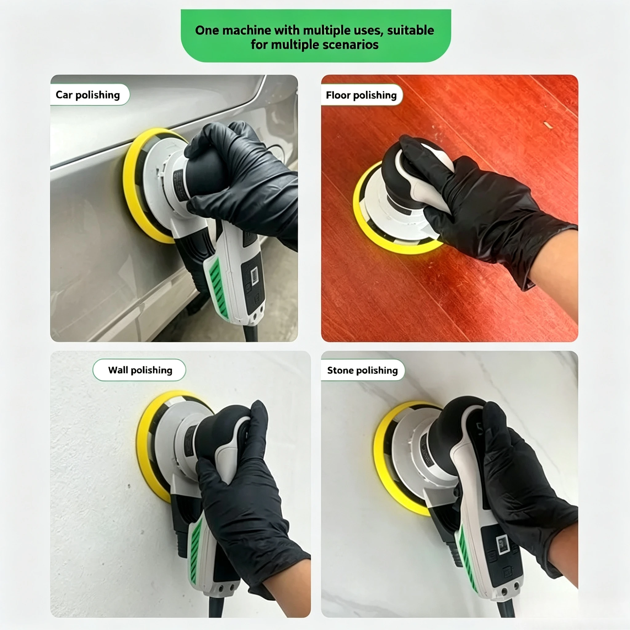 Hot 6 Inch Brushless Electric Sander Dry Sanding Pad Auto Car Paint Polisher For Surface Sanding