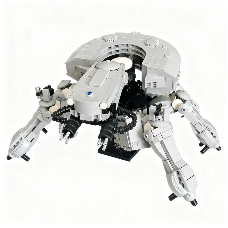 1228pcs MOC Ghost In The Shell R3000 Spider Tank Model Toy Building Blocks Construction Christmas Gift Creative Idea Education