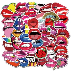 10/30/50pcs Sexy Lips Popular Cartoon Graffiti Stickers Personalized Creative Funny Laptop Diy Pvc Kids Toys Decal Stickers