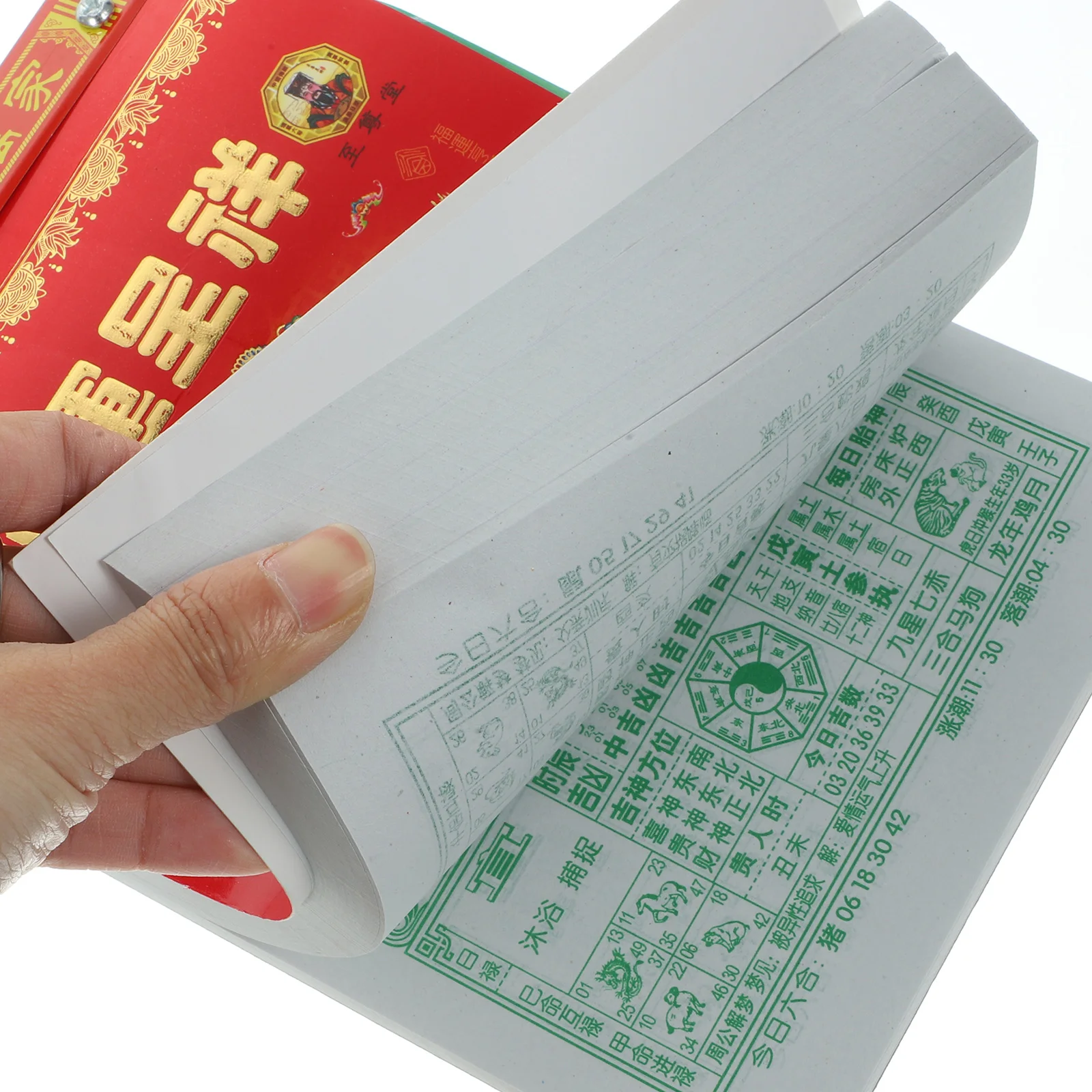 

Hand-tearing Calendar Decoration Hanging Tear-off Chinese Monthly Paper Wall Large for Lunar Date