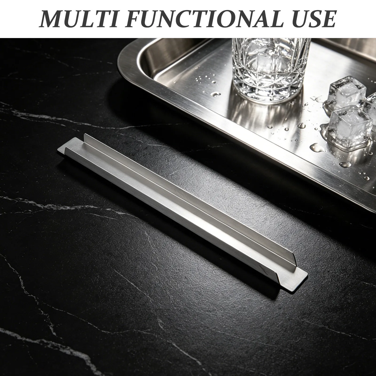 5Pcs Stainless Steel Restaurant Steam Table Divider Rods 7 Inch Pan Support Bars for Buffet Cold Well and Food Service