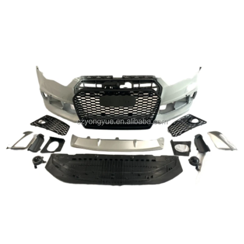 

Dream Garage RS6 Front Bumper Body Kits A6 Bodykit Upgrade Replacement Wide Full Body Kit For A6 C7 2016 2017 2018