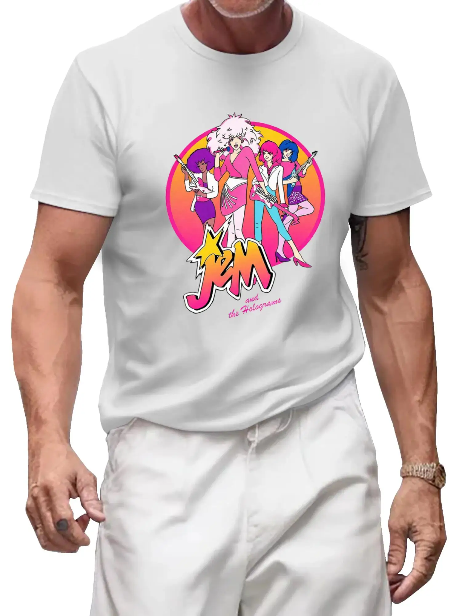 تي شيرت Em And The Holograms قطن قصير الأكمام S-5XL #2