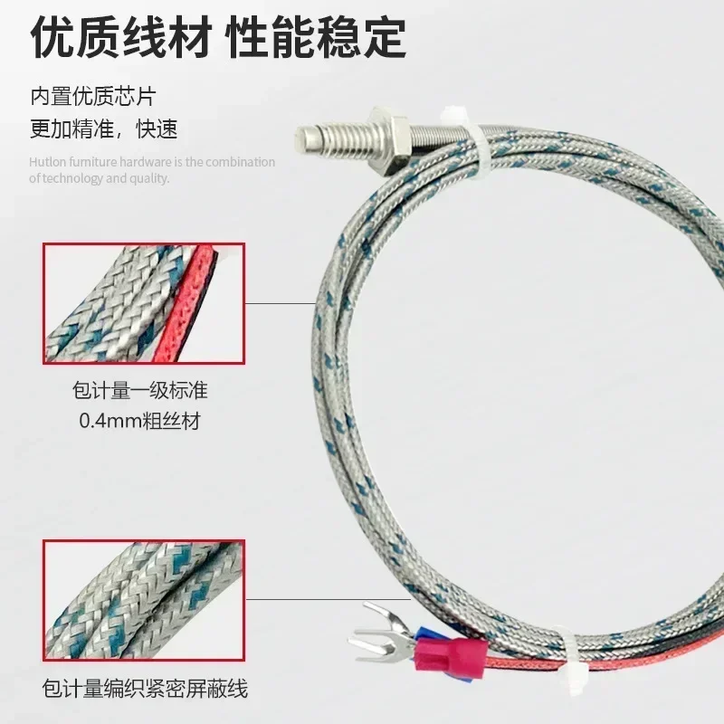 Screw Thermocouple Multi-strand K-type WRN Temperature Sensor Precision M6/M8 Temperature Control Probe