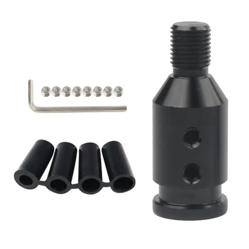 Universal 12x1.25 mm gear knob adapter without thread manual transmission for