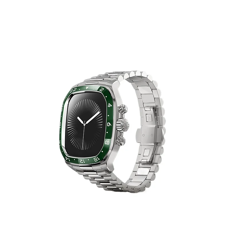 

Crown Series Sports Stainless Steel Modified Ceramic Case for S10/46mm Strap